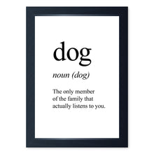 Load image into Gallery viewer, Dog Noun, Framed Print