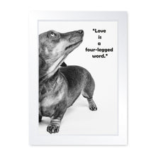 Load image into Gallery viewer, Love Is A Four Legged Word, Framed Print